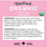 Darford Organic Oven Baked Dog Treats - with Turky 1lb