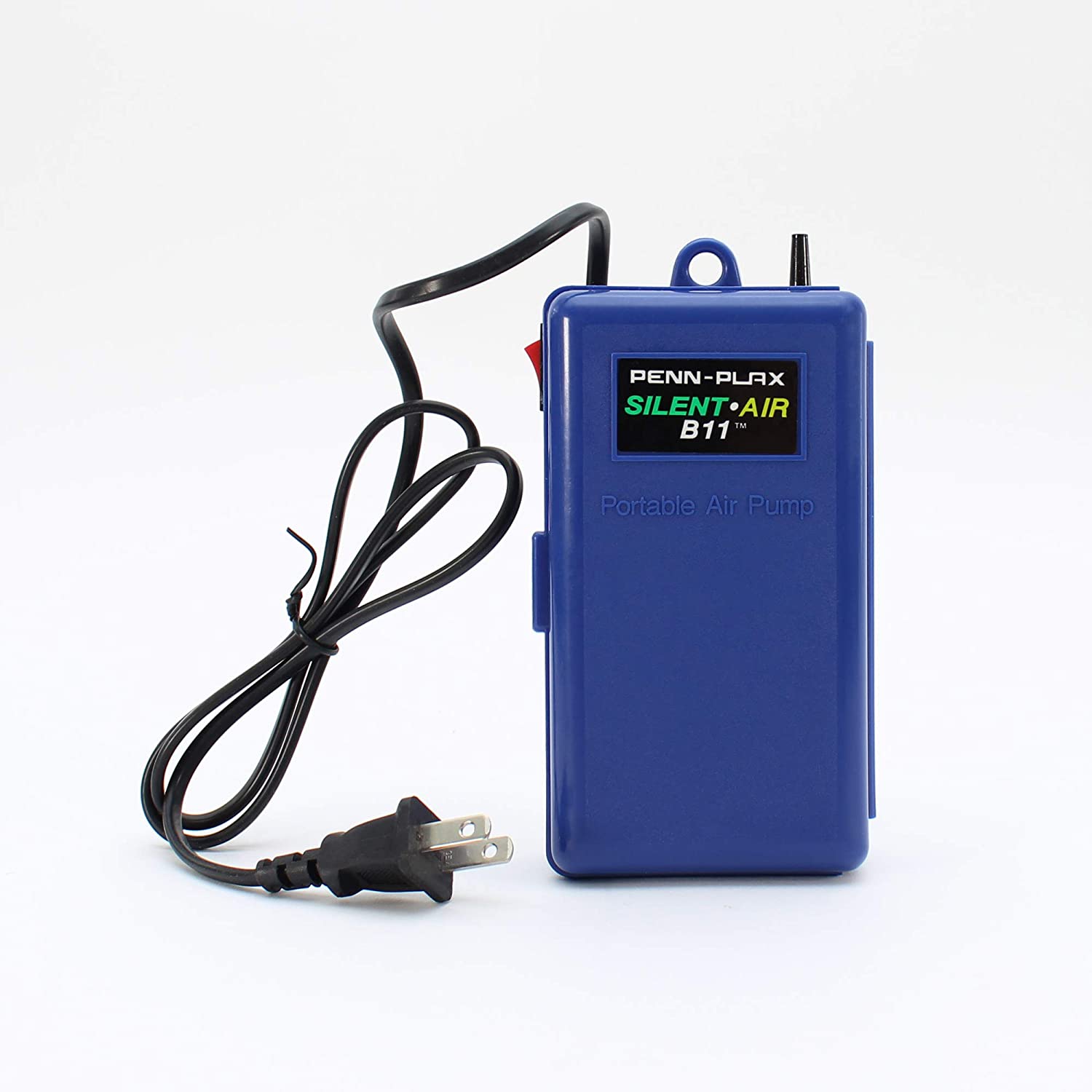 Penn-Plax Silent Air B11 Auto/On Battery Powered Back-up Air Pump
